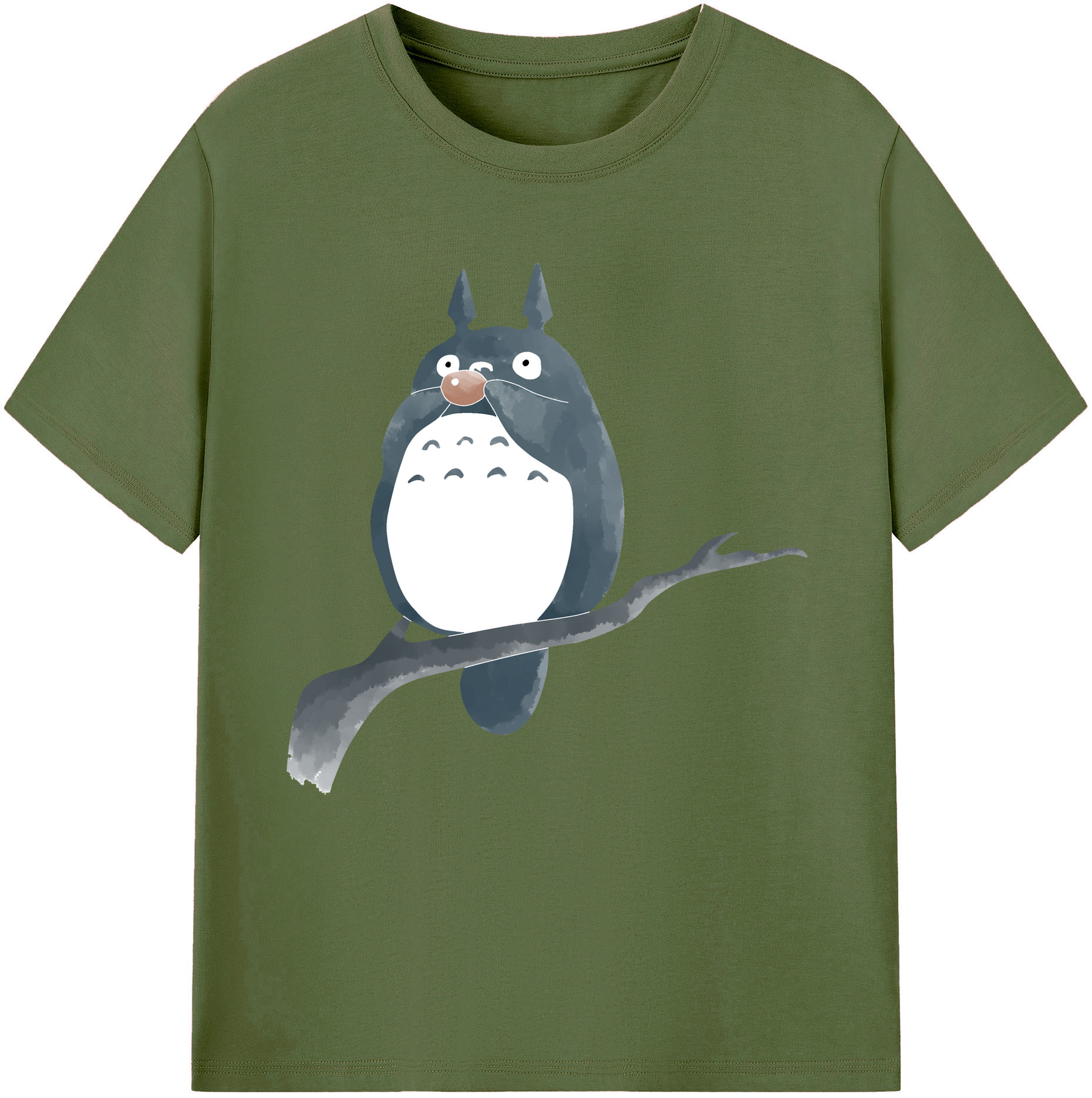 （画像用） となりのトトロ 草壁メイ 草壁サツキ My Neighbor Totoro Satsuki Kusakabe Mei Kusakabe 綿100％半袖Tシャツ（フロントプリント）